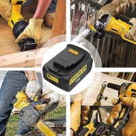 Energup 2 ks náhradní baterie 18V 5,0Ah + nabíječka DCB102 pro baterii Dewalt 18V DCB184 DCB200 DCB182 DCB180 DCB181